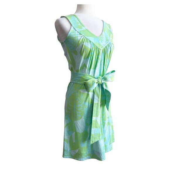 Lilly Pulitzer Nadja Dress Printed Jersey Sleeveless Tropical Floral Womens XS - Picture 5 of 10
